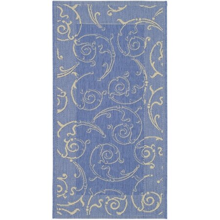Safavieh 2 Ft. X 3 Ft. - 7 In. Accent- Indoor - Outdoor Courtyard Terracotta Natural Machine Made Rug CY2665-3103-2